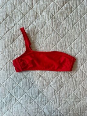 Xhilaration One-Shoulder Red Bikini Top